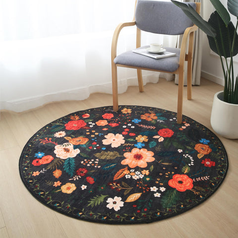Rugcomf machine-woven boho design for durable, repeatable patterns.