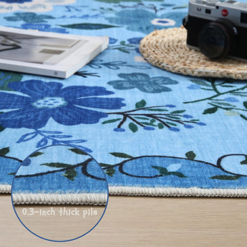 Rugcomf Rugrunner faux wool soft texture offers cozy comfort underfoot.