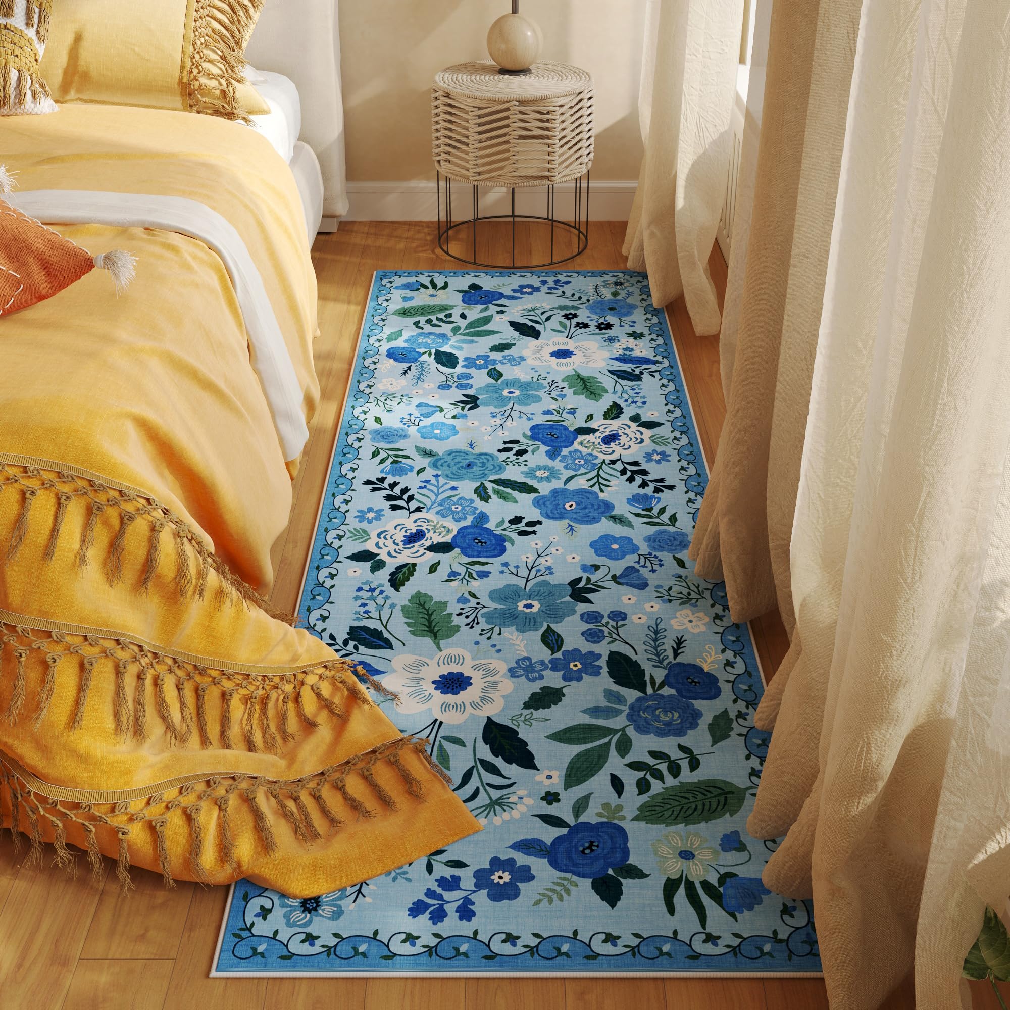 Rugcomf Rugrunner low-profile pile provides gentle transitions under doors.