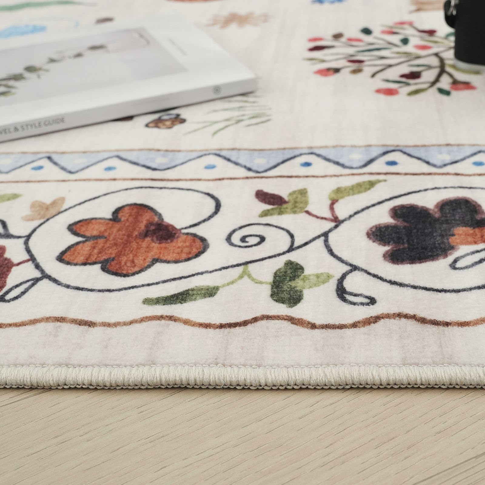 Rugcomf runner color-fast fibers stay vibrant after washing