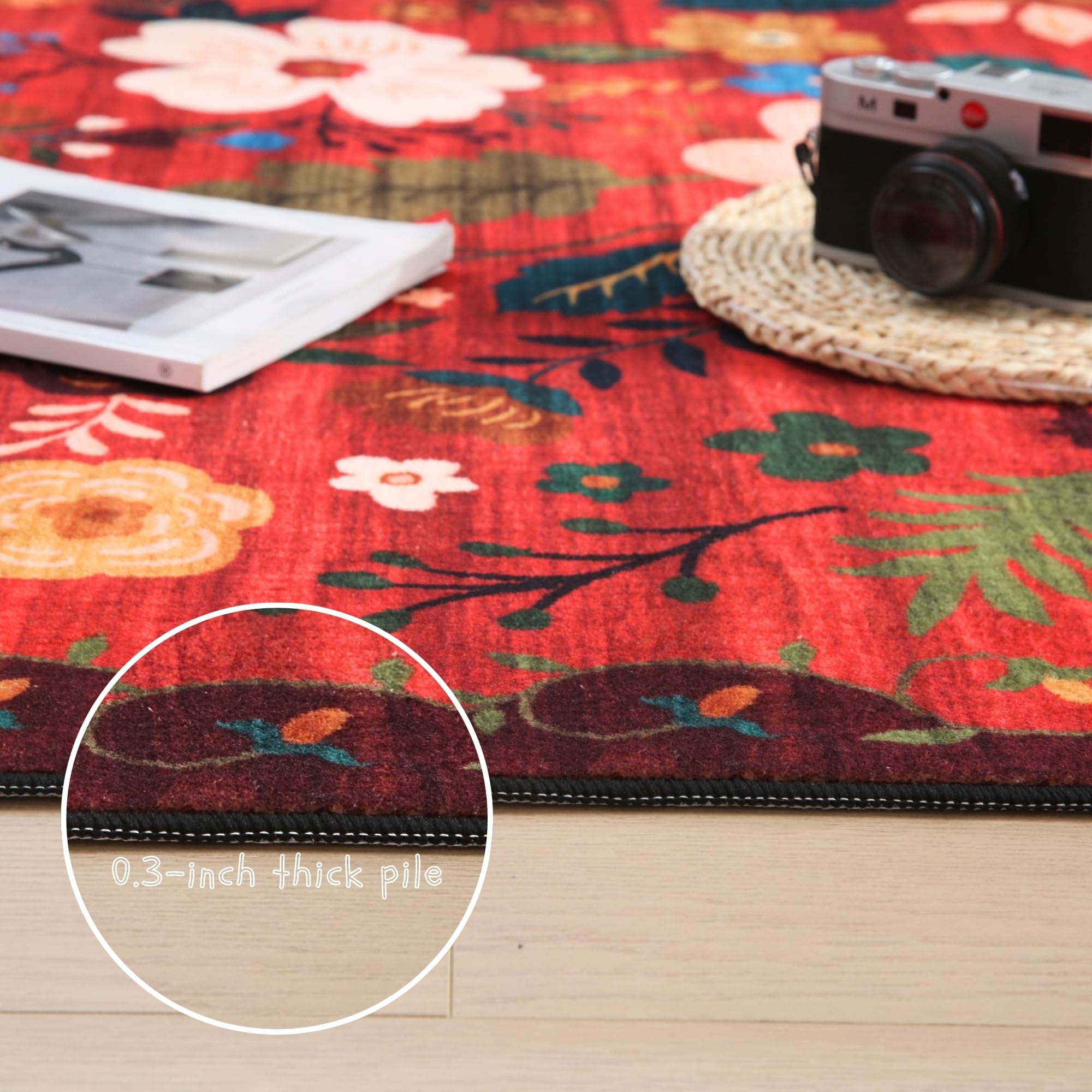 Rugcomf runner rug soft underfoot for busy families with kids