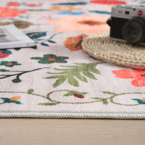 Rugcomf stain-resistant fabric handles spills while keeping colors vibrant.