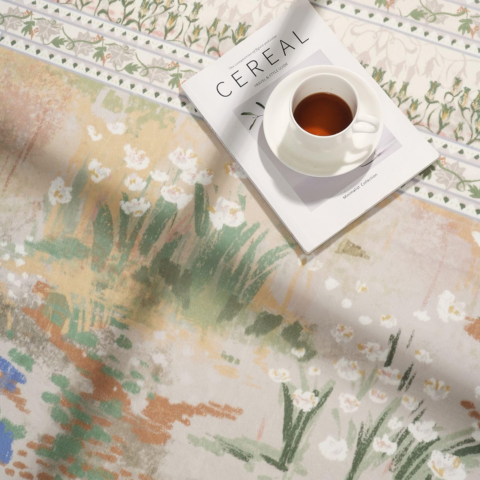 Rugcomf versatile-space beige runner suits kitchens, bathrooms, bedrooms, or hallways.