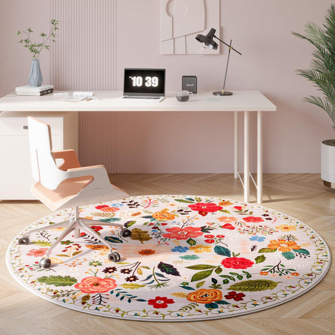 Rugcomf vintage medallion pattern delivers a timeless decorative touch.