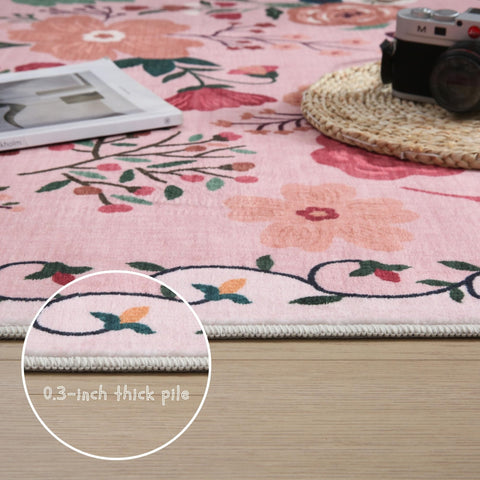 Rugcomf vintage medallion pattern adds timeless room charm.