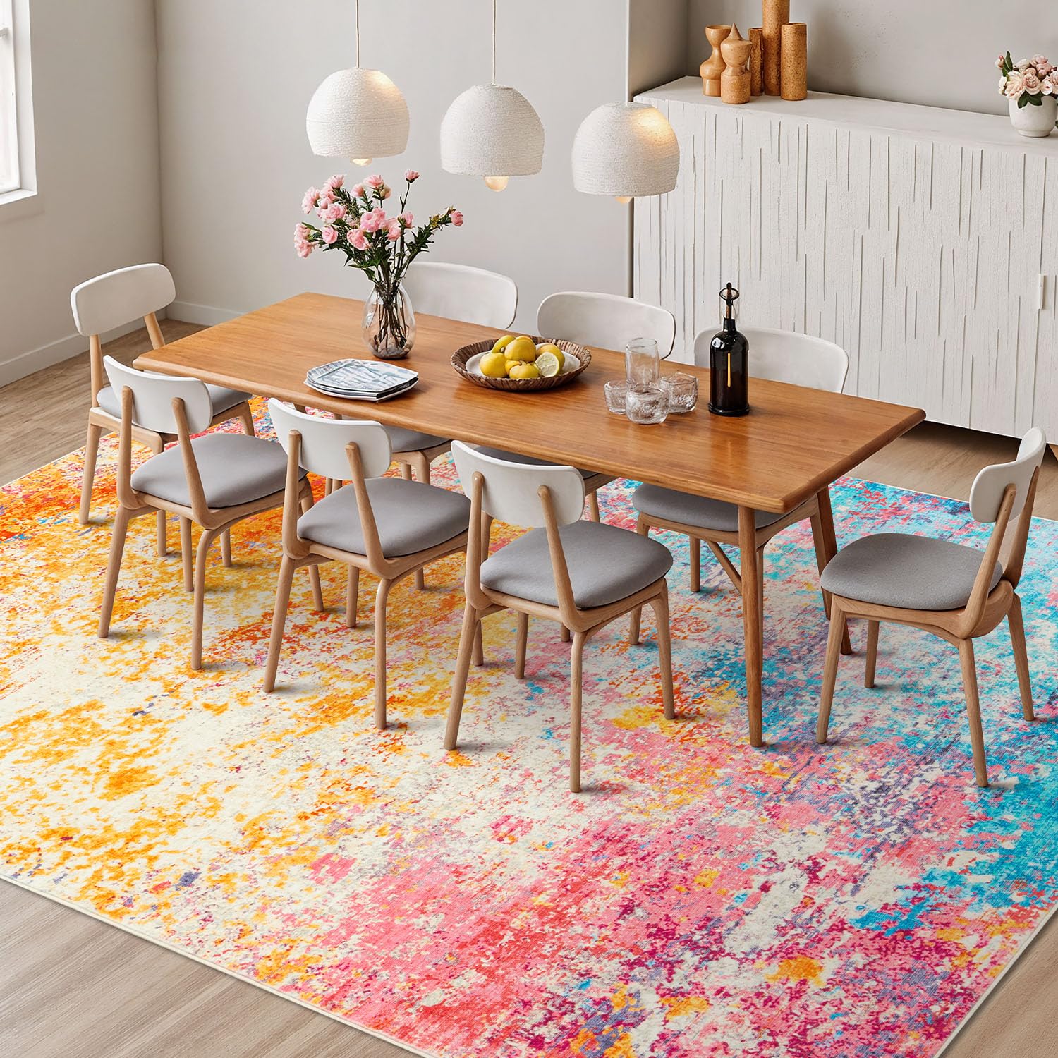 Rugflix soft low-pile rug offers cloud-like comfort underfoot.