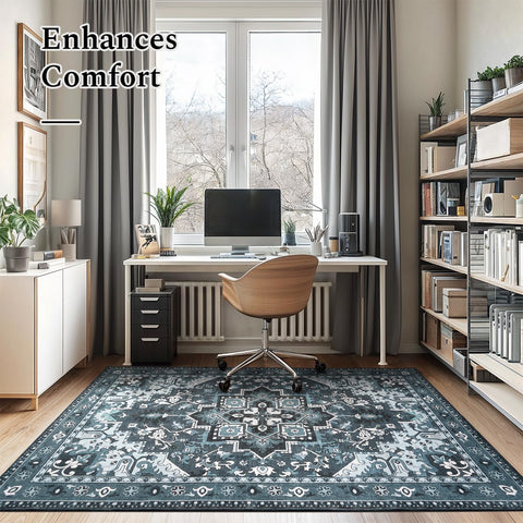 Rugflix care-ready surface resists stains for quick spot cleaning