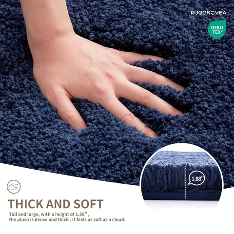 Ruggnovea absorbent bath mat soaks up moisture quickly to protect floors