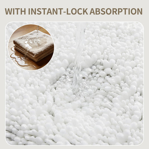 Ruggnovea extra-thick mat offers plush cushioning on cold floors.