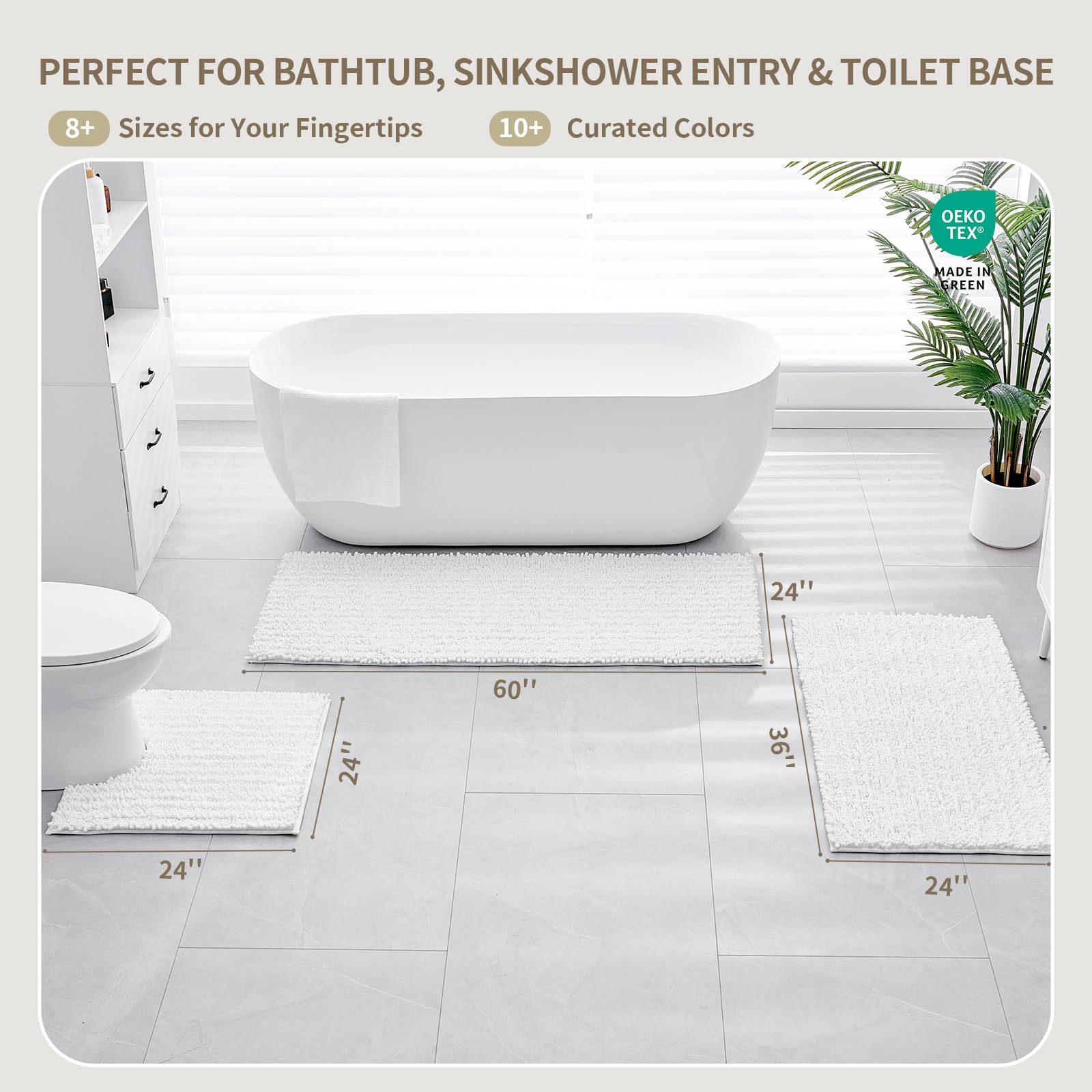 Ruggnovea machine-washable rug cleans easily in cold water.