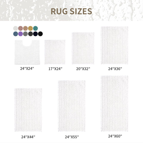Ruggnovea rug near tub or shower entrances stays in place.