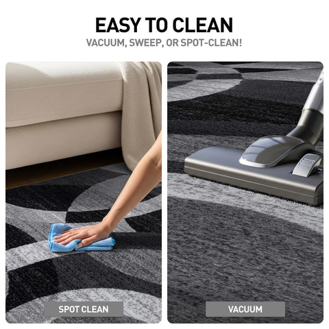 Rugshop Abstract circles rug idea for versatile room placement and style.
