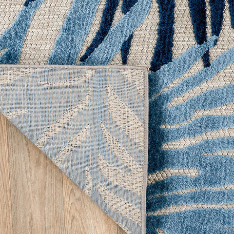Rugshop Navy Lucca colorway in navy, gray, and multicolor for modern spaces.