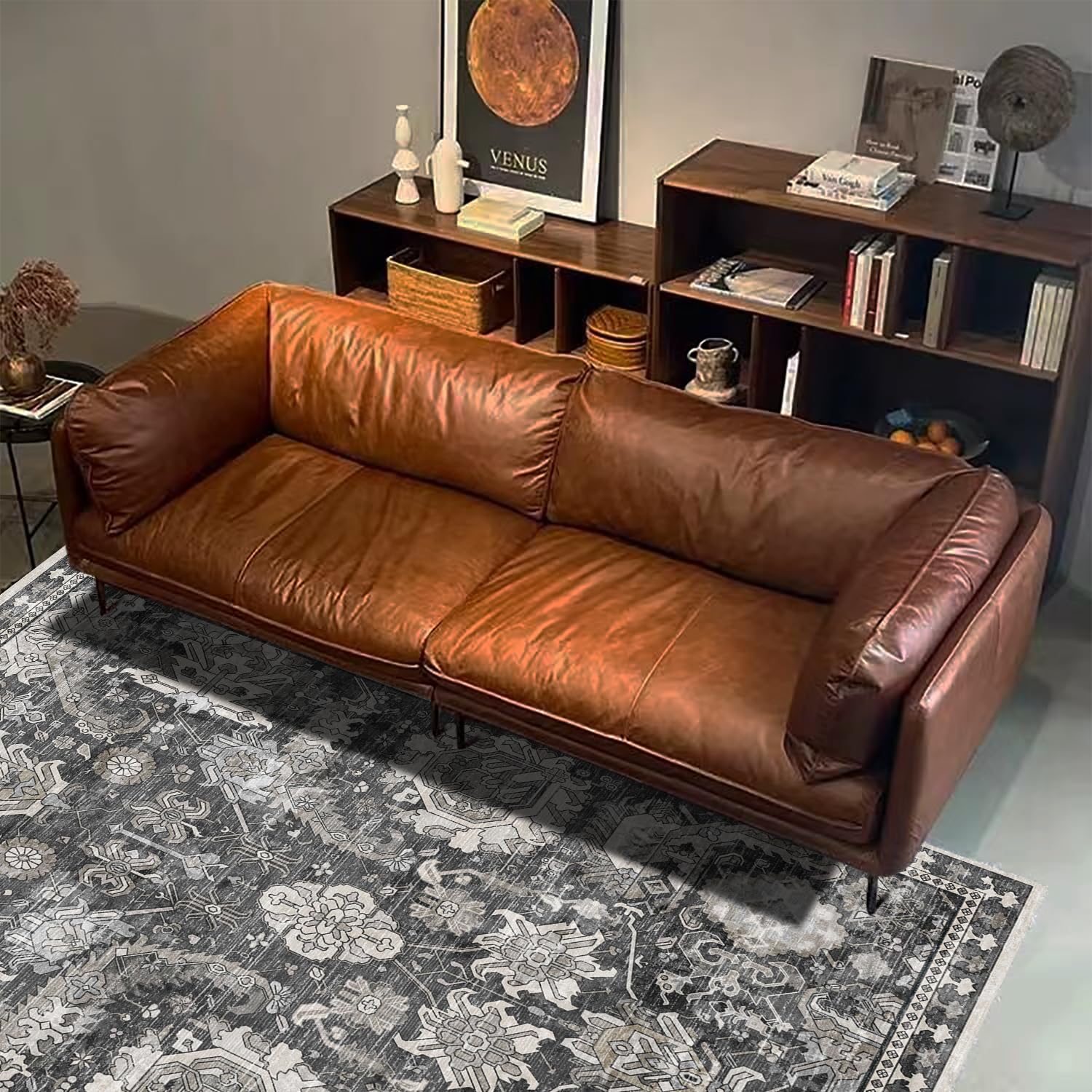 RUGSURE durable rug withstands high traffic in everyday family life.