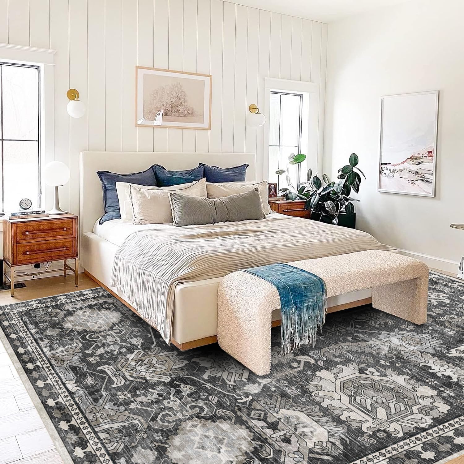 RUGSURE easy-care maintenance rug stays fresh with simple cleaning routines.