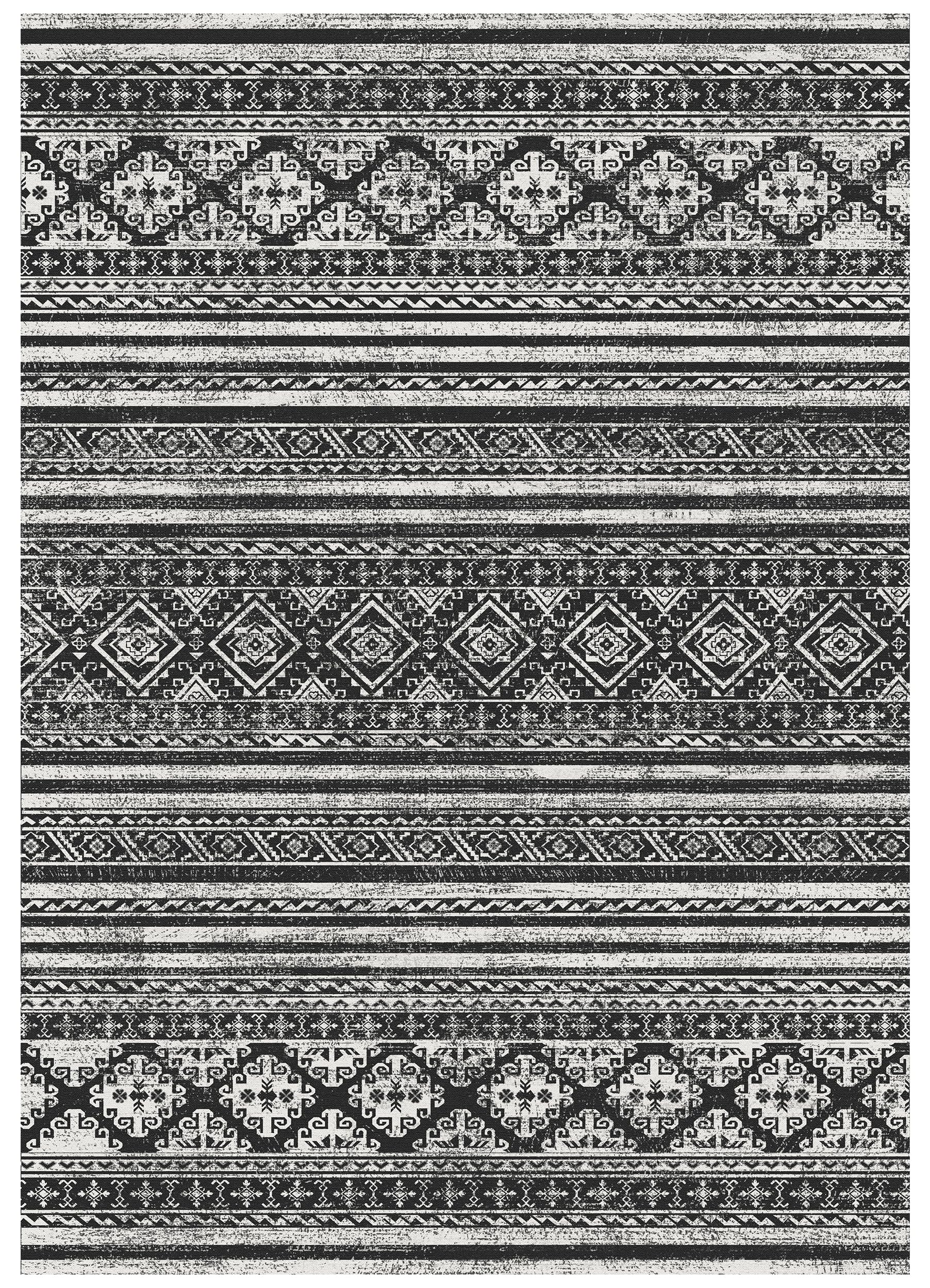 RUGSURE washable area rug close-up of soft texture for plush underfoot comfort