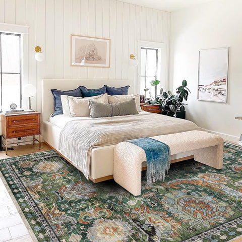 RUGSURE durable low-pile rug suited for high-traffic areas