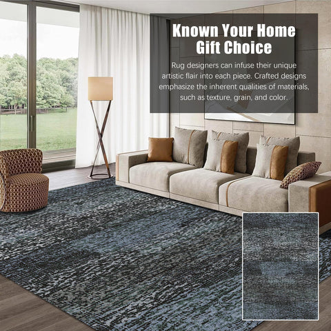 RUGSURE rug non-slip backing keeps it secure in busy areas.