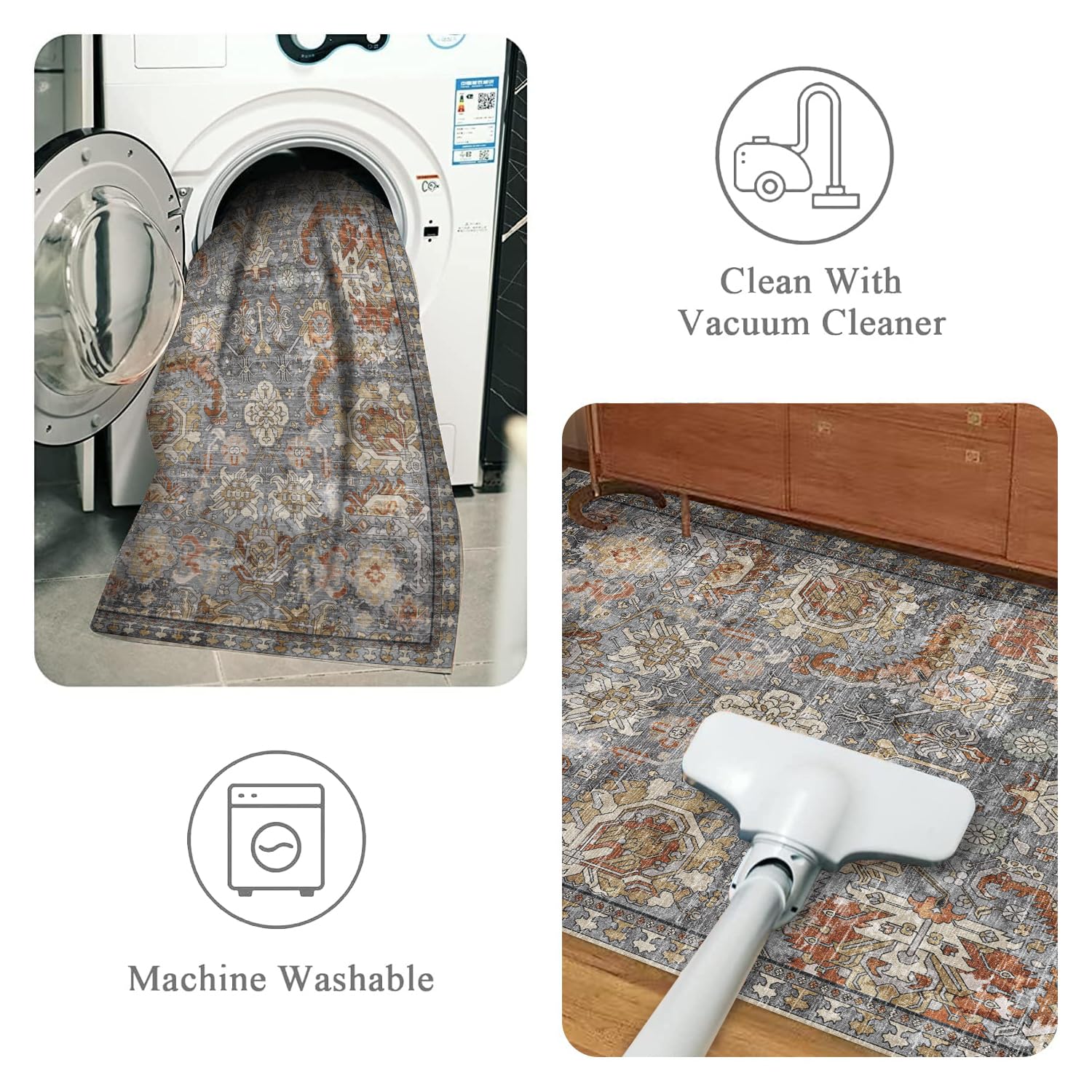 RUGSURE washable rug nursery suits gentle play areas and simple maintenance.