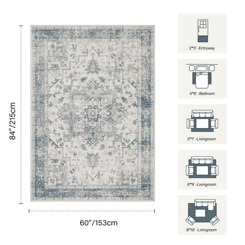 Rugxara durable fibers support high-traffic rooms like living and dining areas