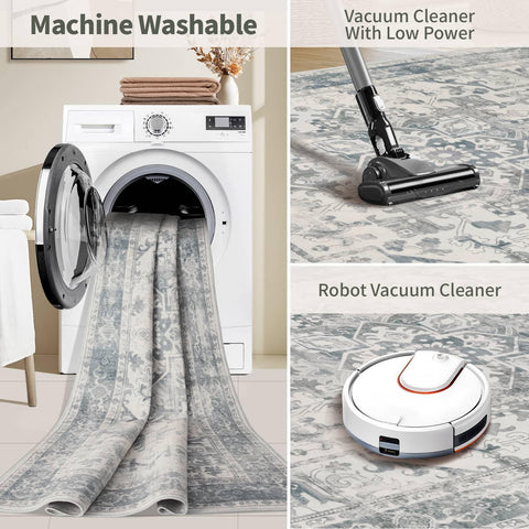 Rugxara easy-care rug helps households maintain a clean, welcoming space