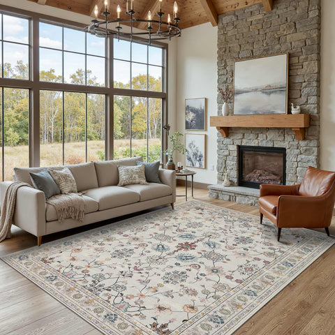 Rugxara low-pile faux-wool rug grey feels soft underfoot in busy areas.