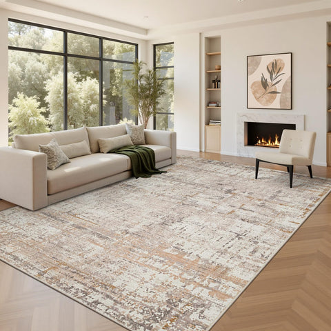 Rugxara machine washable rug for quick refreshes between uses.