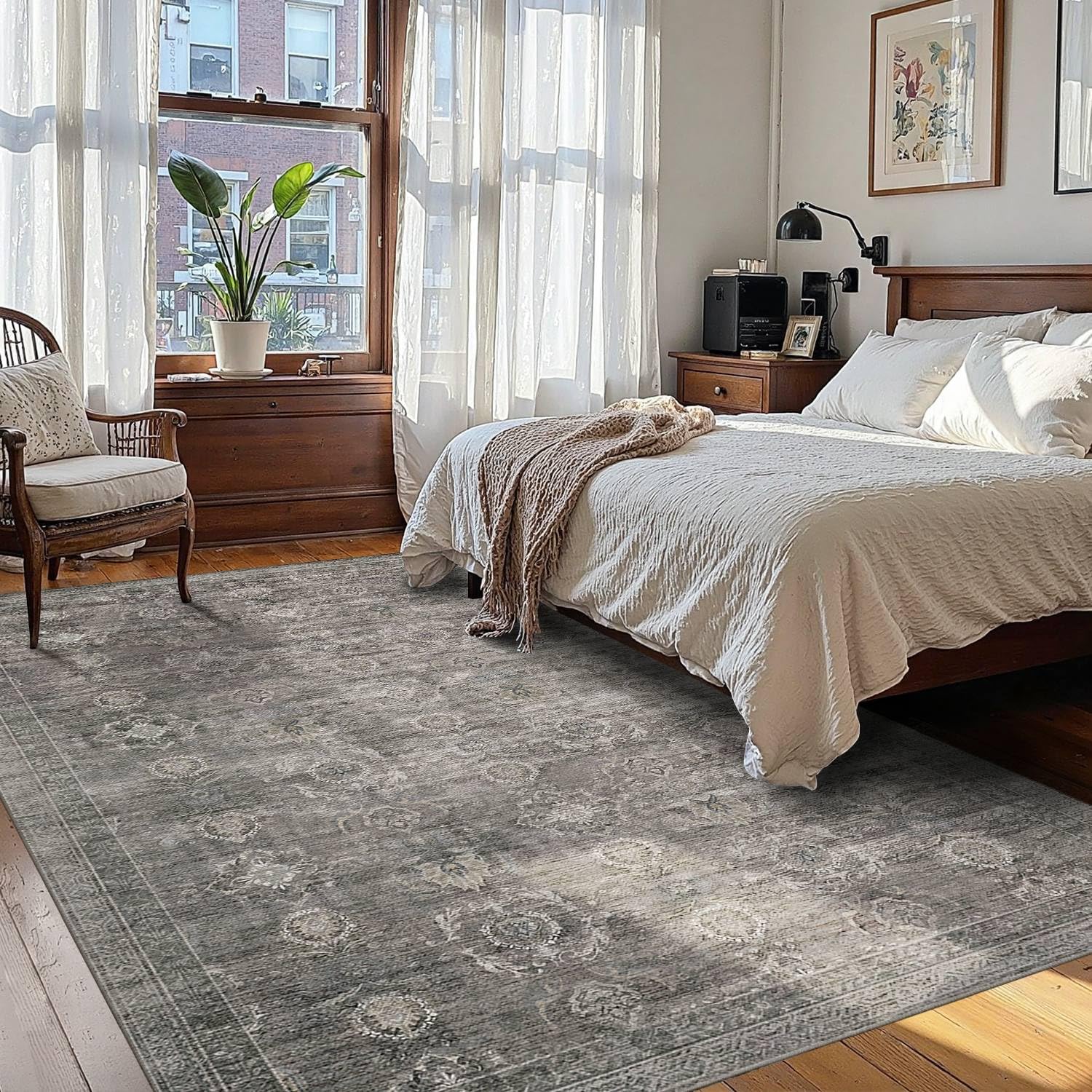 Rugxara non-slip backing rug keeping place safely