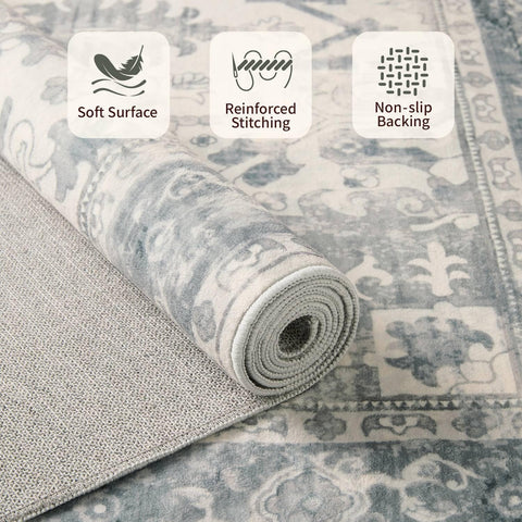 Rugxara soft faux-wool texture feels comfortable under feet