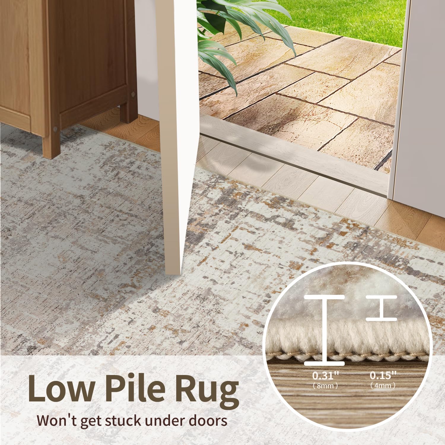 Rugxara stain-resistant fabric helps maintain a fresh look daily.