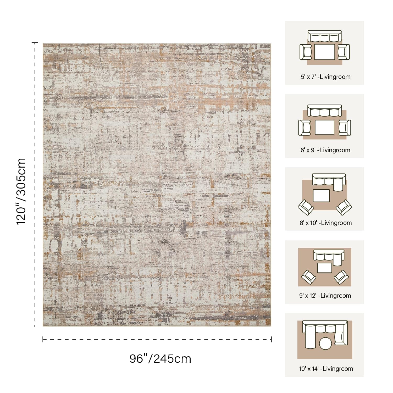 Rugxara ultra-thin design fits easily under furniture and doors.