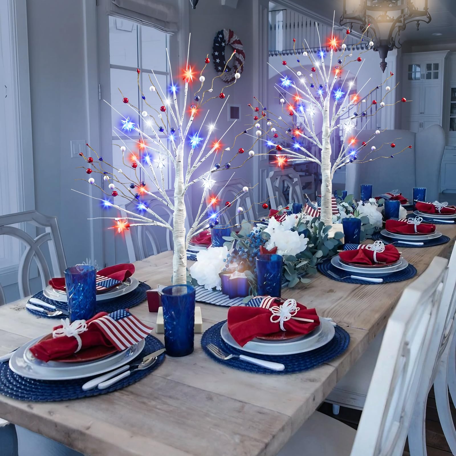 Ruidazon bendable branches let you shape the centerpiece.