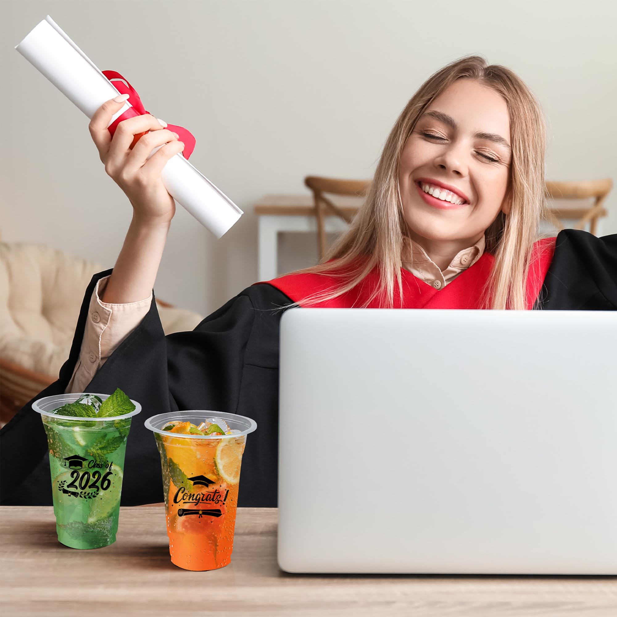 Ruisita graduation cups support easy cleanup after celebrations and photos