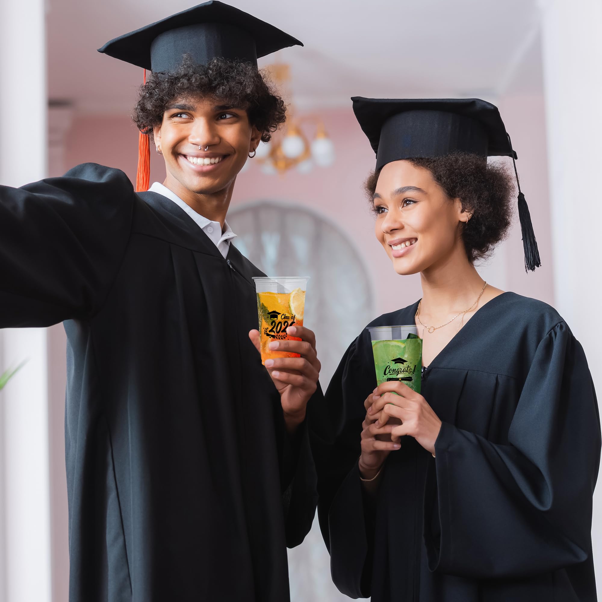 Ruisita graduation cups bring festive flair to table settings and to-go moments