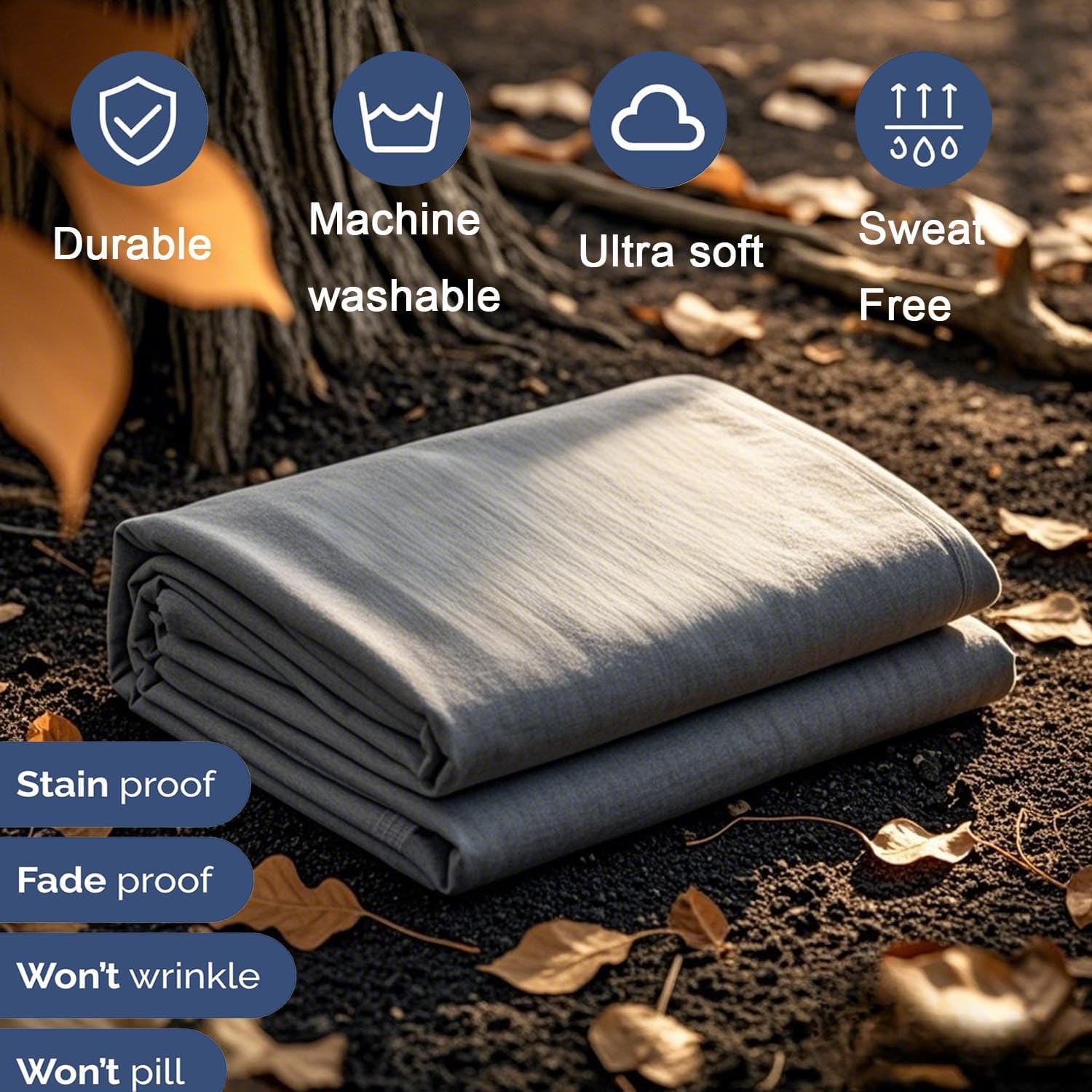 Ruiwen Hair grounding sheet breathable sleep comfort on a king bed
