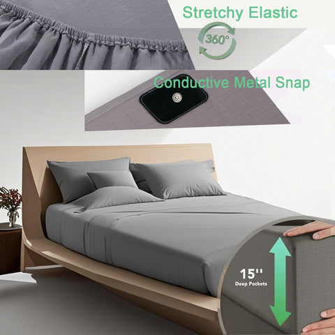 Ruiwen Hair grounding sheet king-size fit for standard beds