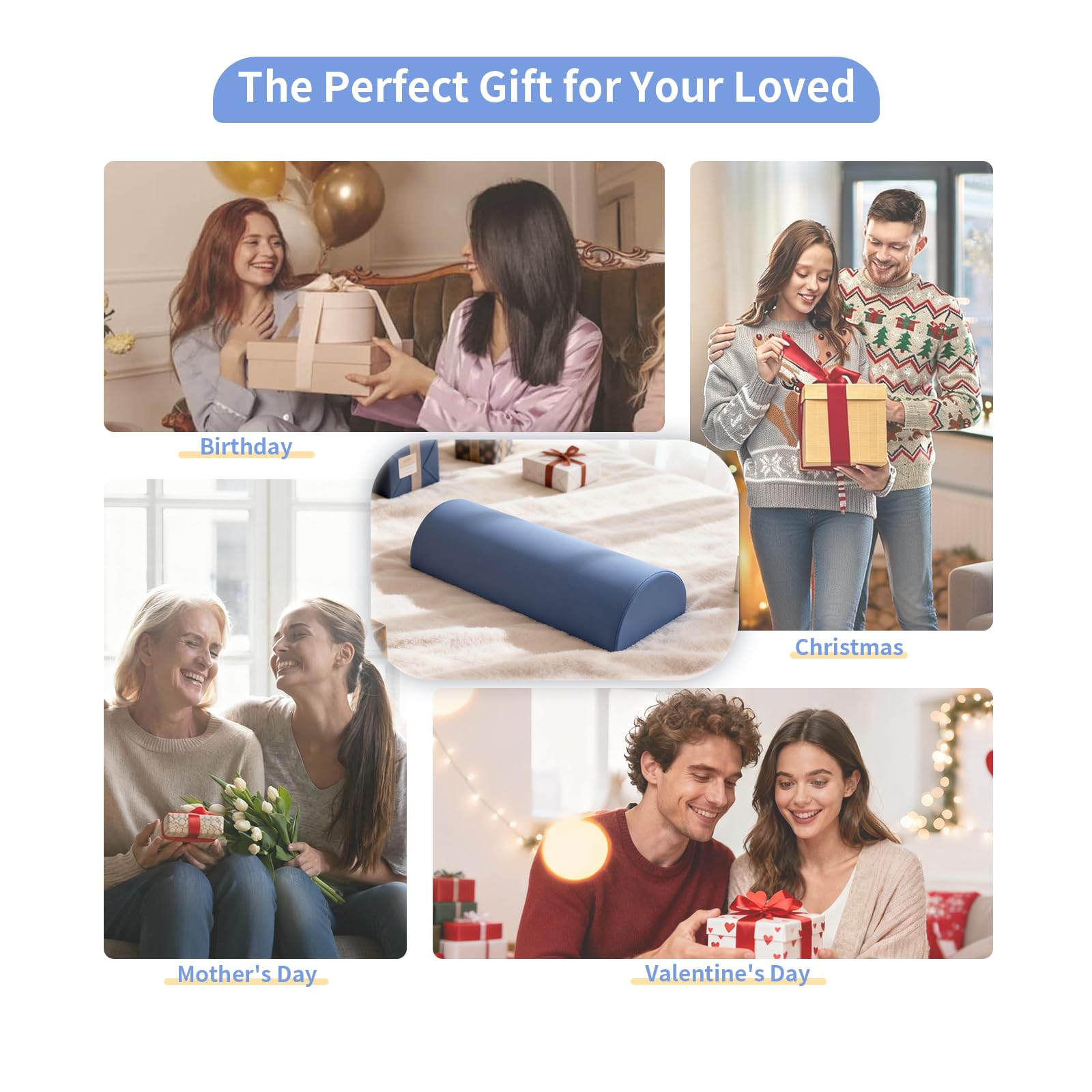 Ruizman bed or chair pillow offers versatile support for resting.