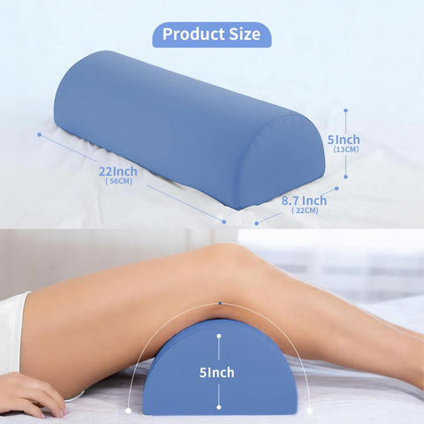 Ruizman under-knee support pillow cushions the knee and reduces pressure during sleep.