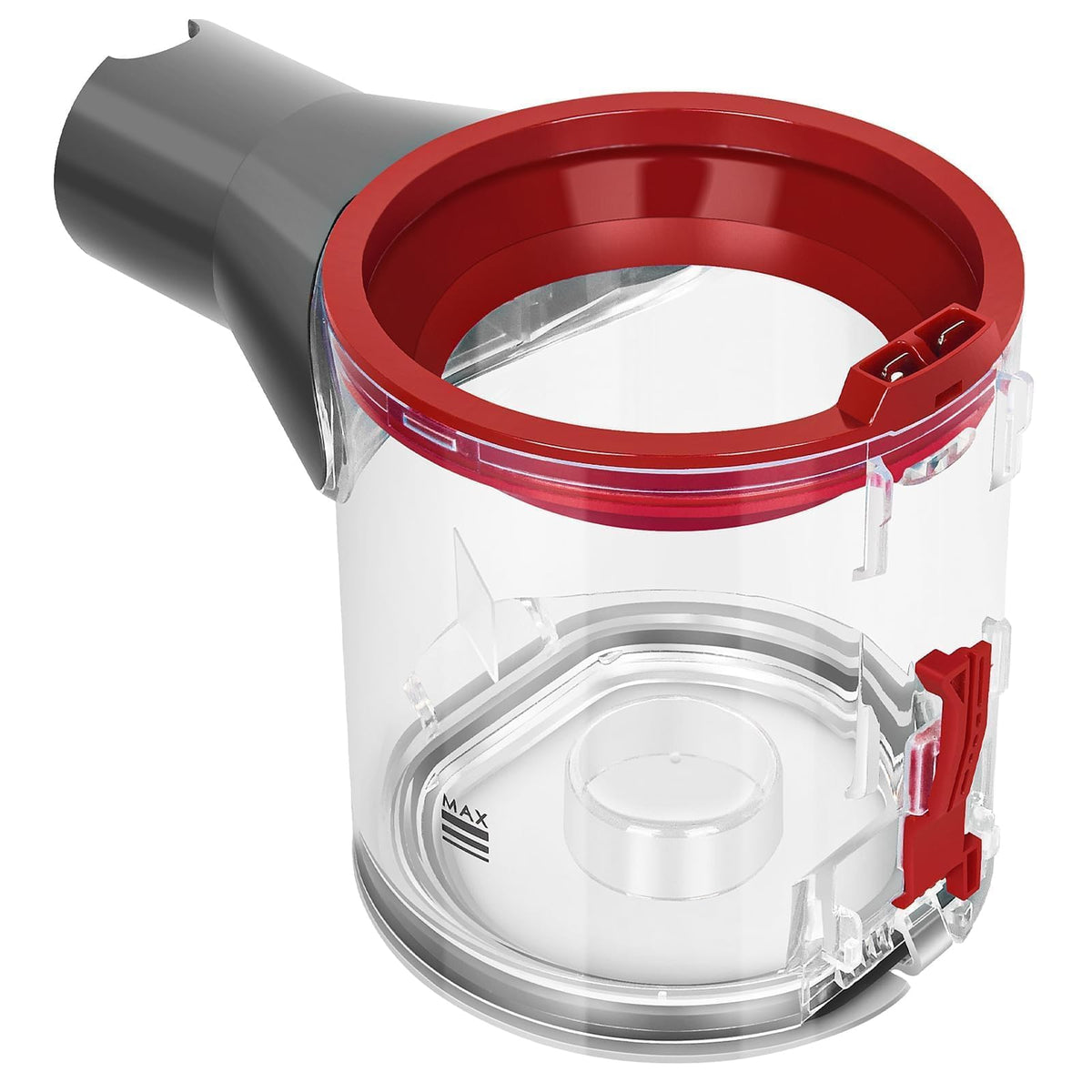 RUKHOOL V8 dust bin front view with Dyson V7 compatibility for easy replacement