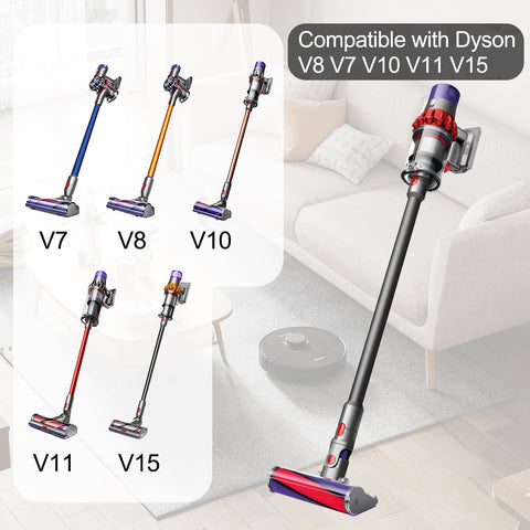 RUKHOOL quick-release wand simplifies detaching and attaching to your Dyson vacuum