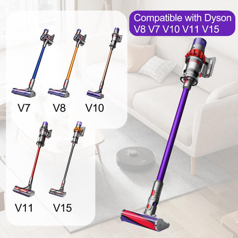 RUKHOOL extension wand for Dyson V11 compatibility extends reach to high ceilings.