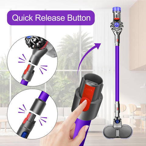 RUKHOOL extension wand lightweight and durable for effortless cleaning sessions.
