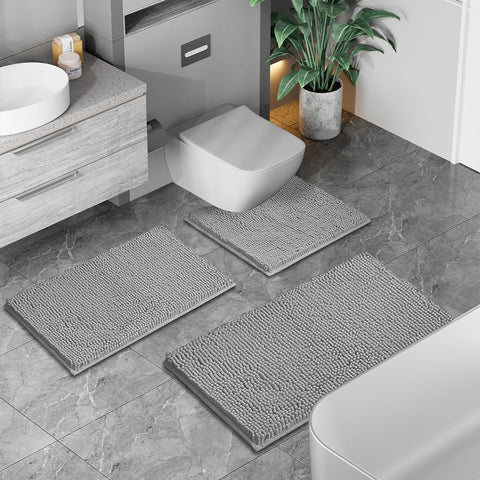 Run Helix large 20x32 rug provides warm feet and full coverage.