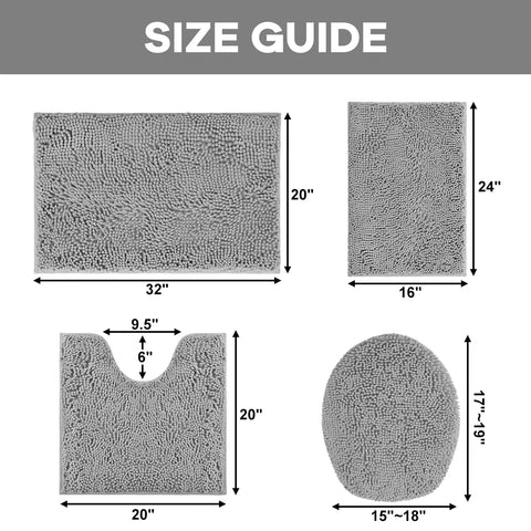 RUN HELIX large bath mat offers soft coverage after showers.