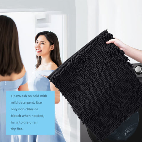 Run Helix machine-washable rug ready for daily cleaning.