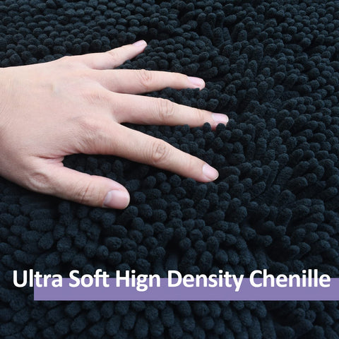 Run Helix rug with non-slip backing on tiled floor.