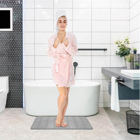 RUN HELIX large bath mat 20x32 providing full coverage and warmth