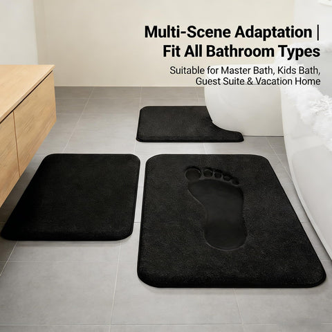 RUN HELIX memory foam mats contour to feet for comfort.