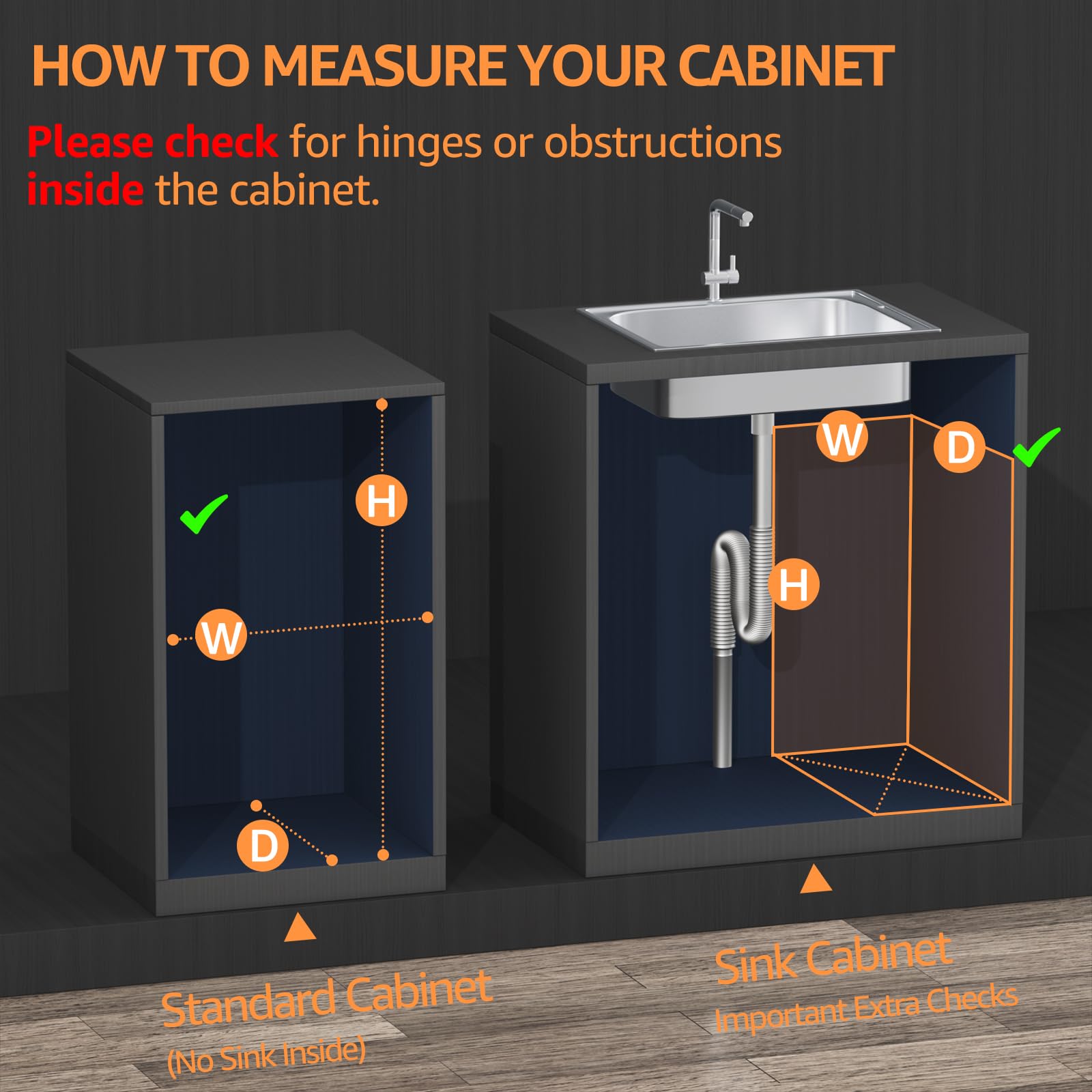 RUNMI base mount versus door mount installation option, flexible design.