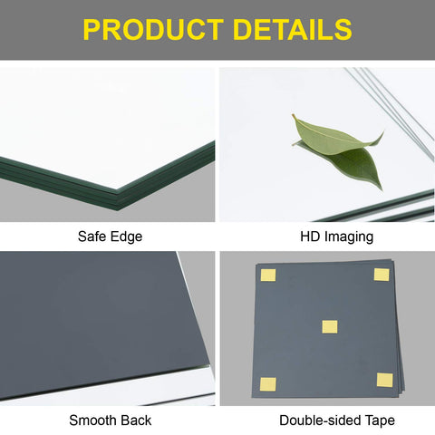 Ruomeng bathroom wall mirror tile resists moisture with durable glass.